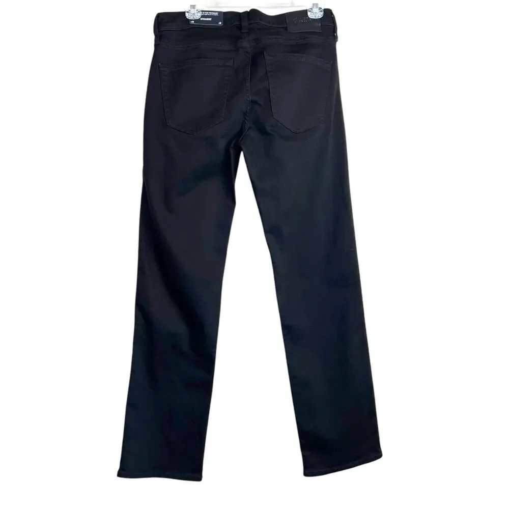 HOLLISTER Men's Straight Leg Jeans No Fade Technology in Black Size W30 L32